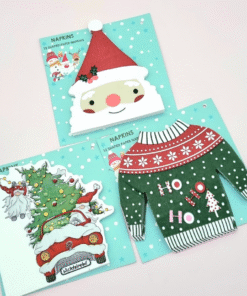 Servilletas Navideñas - Santa Christmas