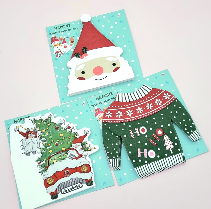 Servilletas Navideñas - Santa Christmas