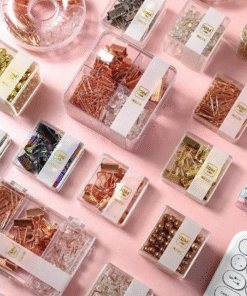 Set De Oficina - Rose Gold