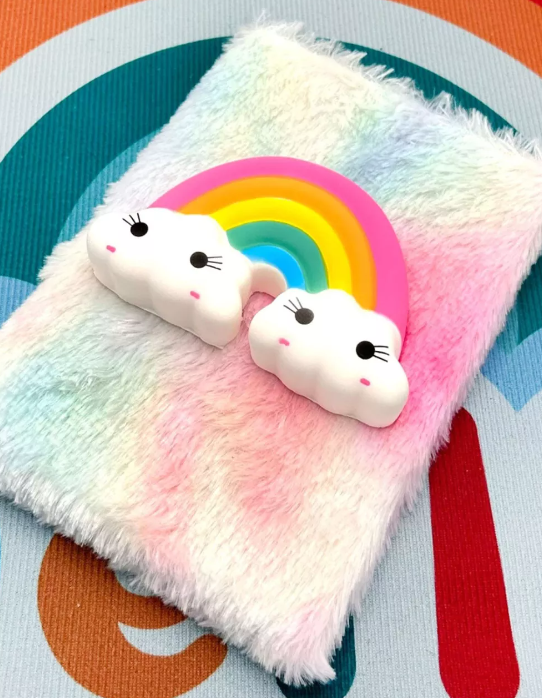 Cuaderno Peluche ArcoIris - Squishy