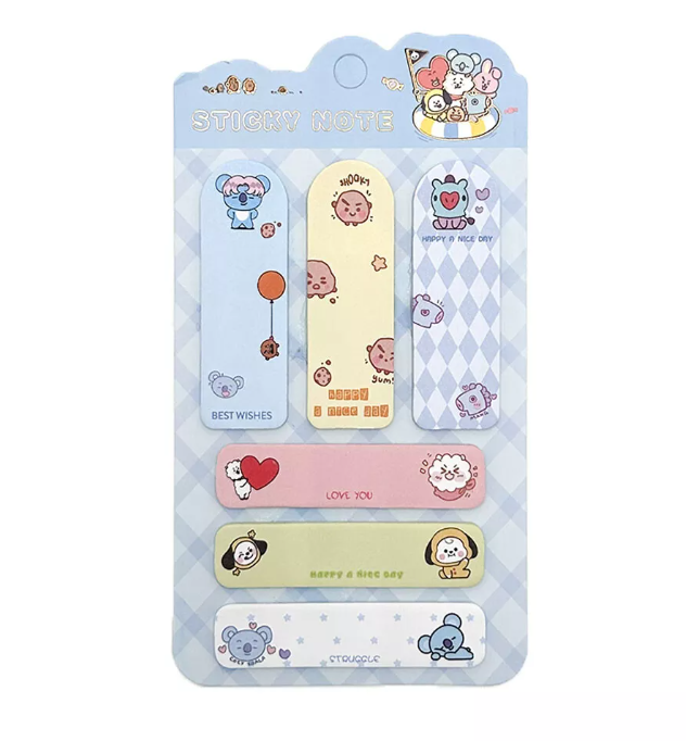 Notas Adhesivas en Tiras- BTS/SANRIO - Imagen 4
