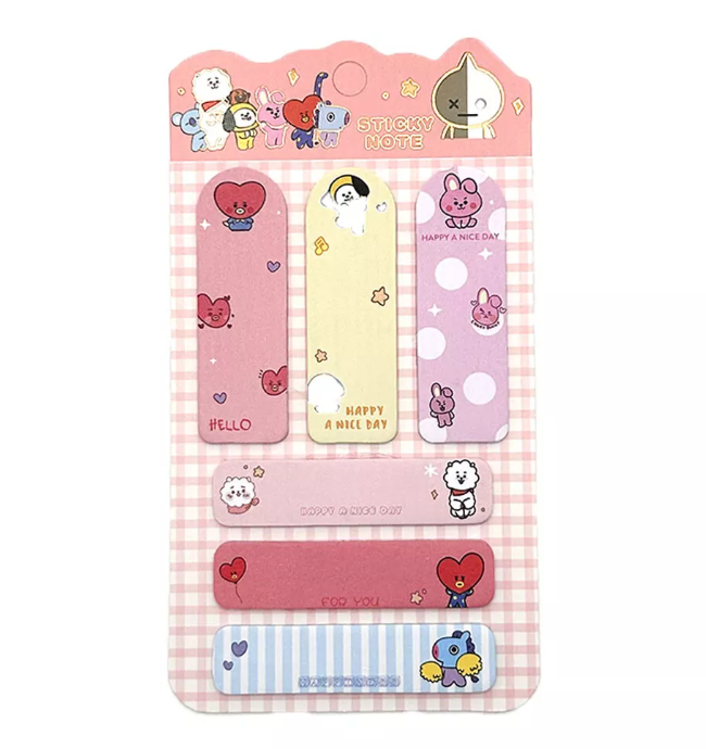 Notas Adhesivas en Tiras- BTS/SANRIO - Imagen 5