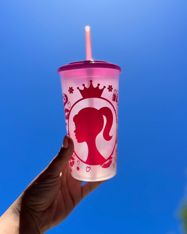 Vaso Con Sorbete - Barbie