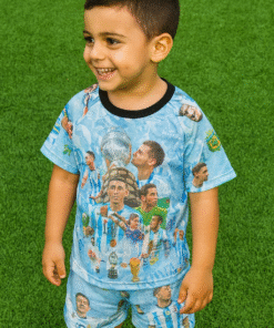 Pijama VERANO KIDS - Messi/Argentina