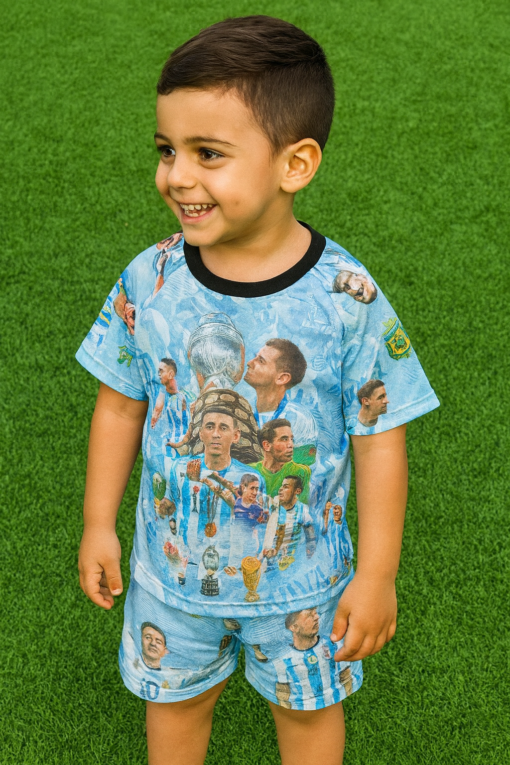 Pijama VERANO KIDS - Messi/Argentina