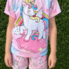Pijama VERANO KIDS - Unicornio
