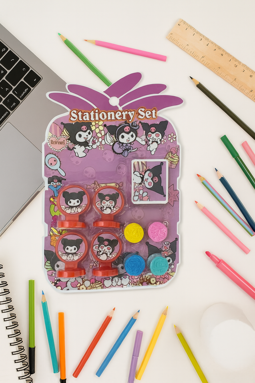 Set de sellos x9 Piezas Personaje