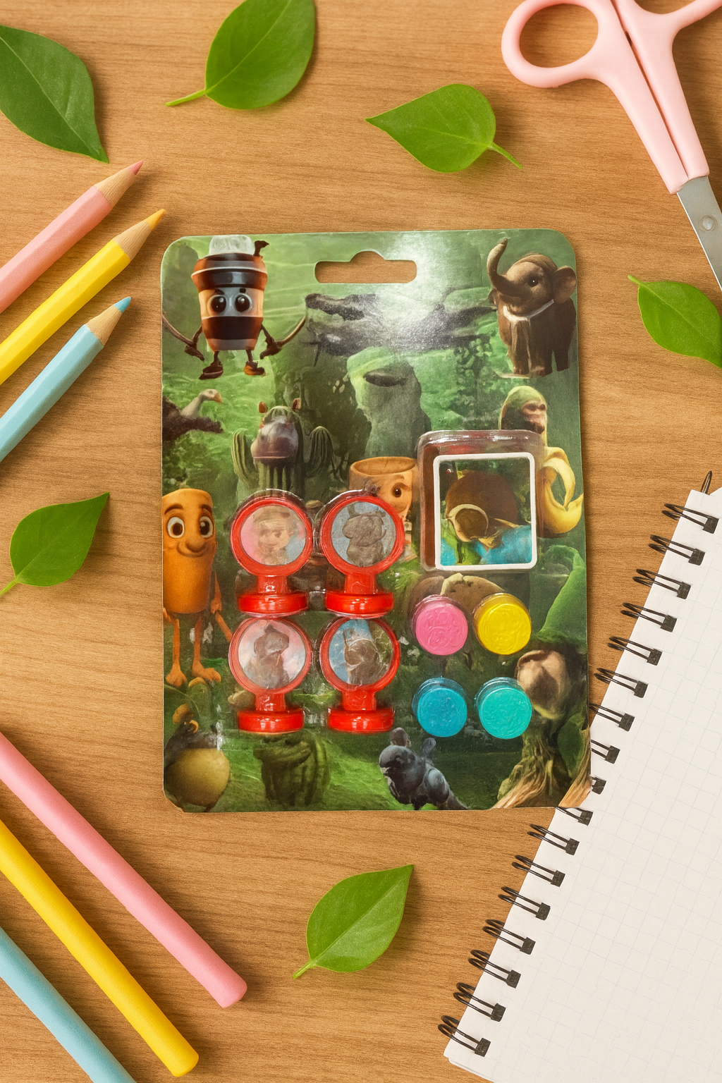 Set de sellos x9 Piezas Personaje - Imagen 3