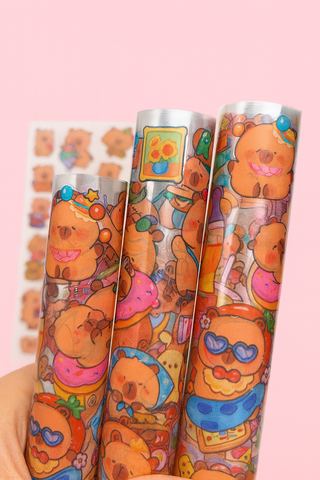 Sticker en Rollito - Capybara