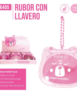 Rubor en Crema Llavero - Pink 21