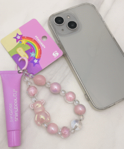 Llavero Para Celular - Osito y Labial