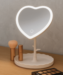 Espejo Corazon + Luz Led