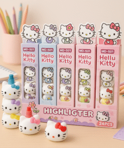 Resaltador Largo Apilable - Hello Kitty