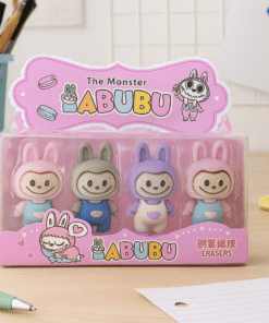 Blister Goma de Borrar x4 - Labubu