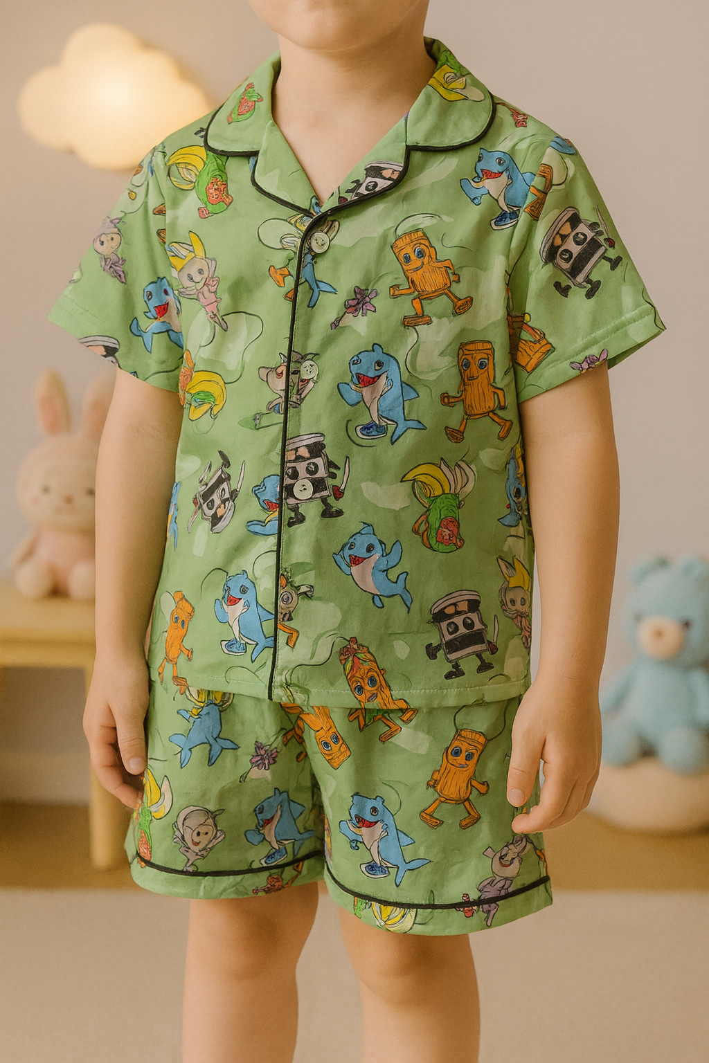 Pijama Camiseros - Brainrot