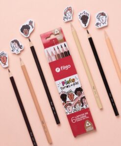 Lapices Filgo Tonos de Piel x6