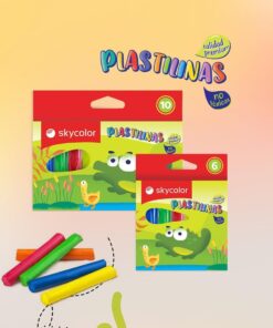 Plastilina x6 - Skycolor