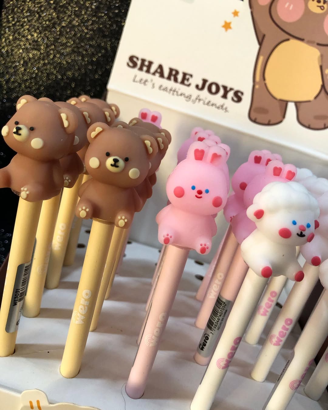 Lapiceras en Gel con Diseño 3D