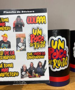 Plancha de Stikers - Un Poco de Ruido