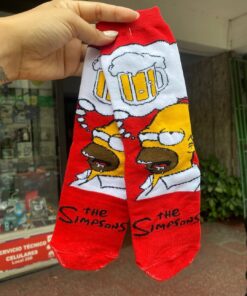 Medias 3/4  - Homero Cerveza (Rojo)