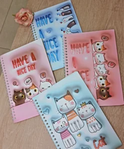 Cuaderno 3D - Gatitos