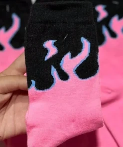 Medias 3/4  - Fuego Rosa