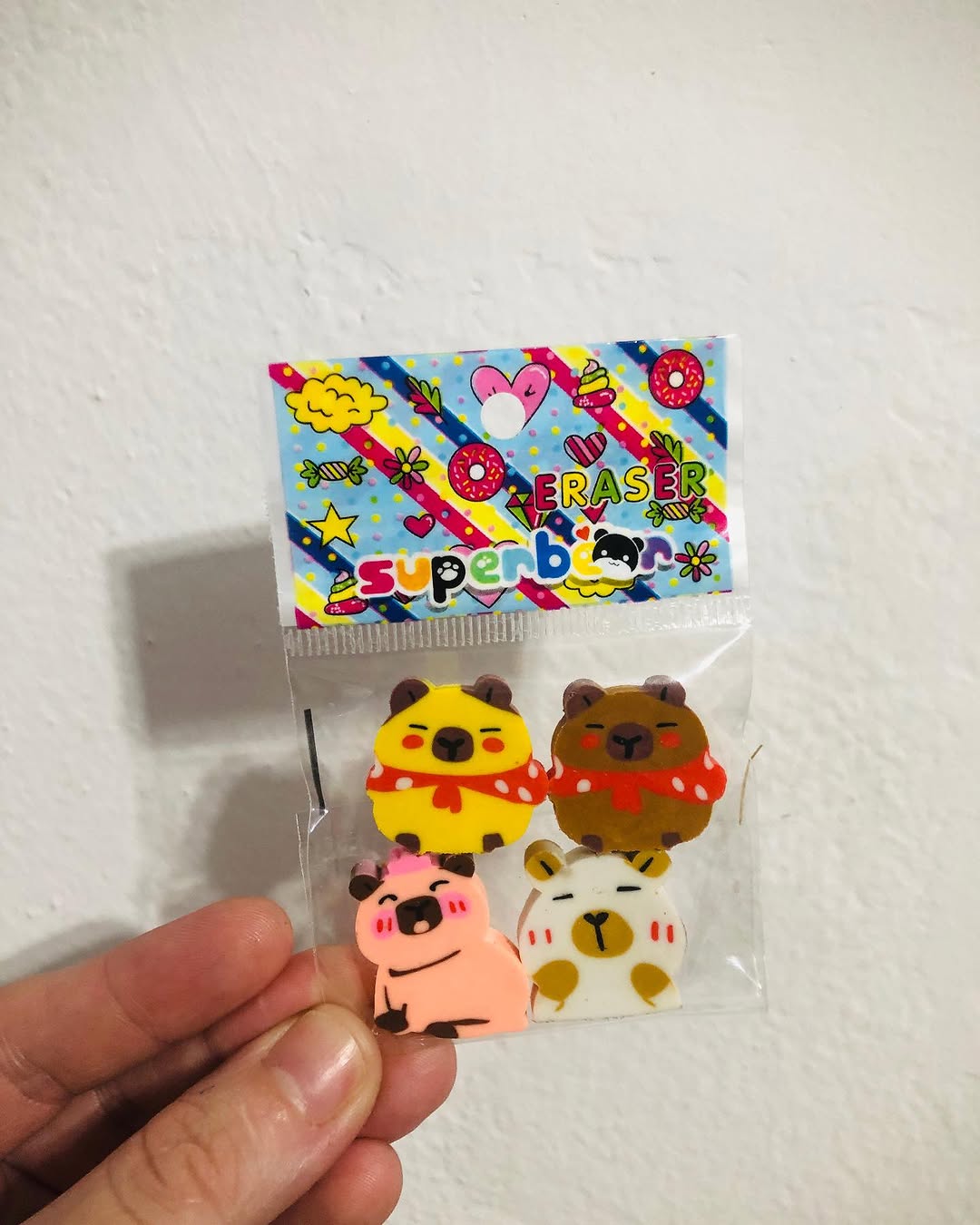 Goma Capybara x4 (Planas)