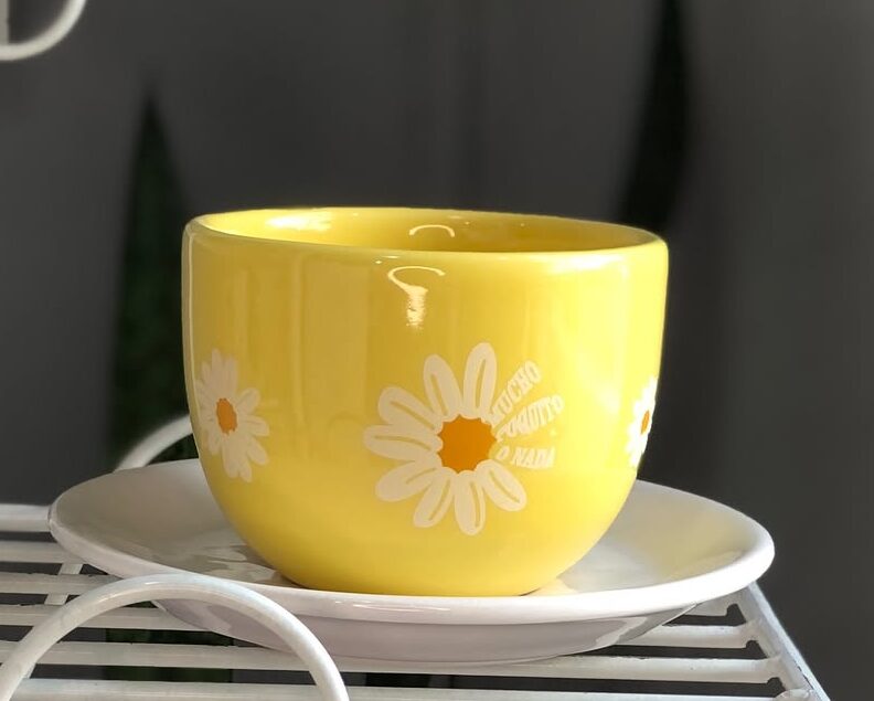 Bowl de cereales - Margarita (Amarillo)