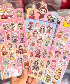 Sticker en plancha labubu