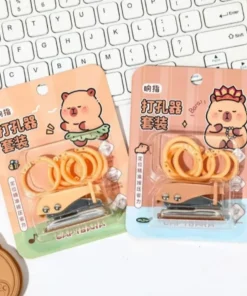 Set Perforadora con Anillos Capybara