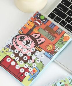 Cuaderno con Calculadora CON BOTONES - Labubu