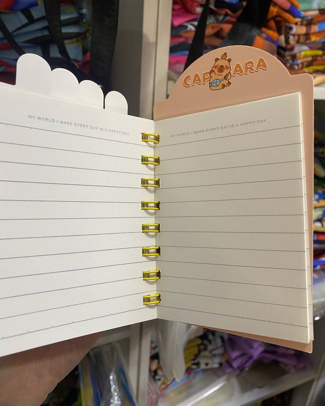 Mini Anotador con Separador - Capybara - Imagen 2