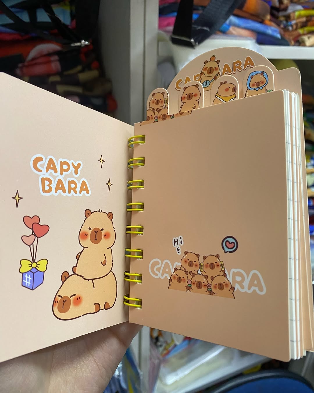 Mini Anotador con Separador - Capybara - Imagen 3