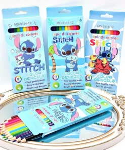 Lapices de colores Stitch x12