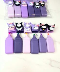 Alternative view of Estuche x6 Resaltadores - Kuromi