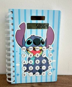 Cuaderno Anillado + Calculadora Stitch