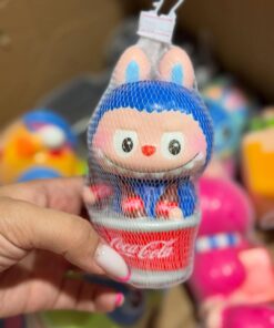 Alternative view of Squishy Labubu Coca-Cola