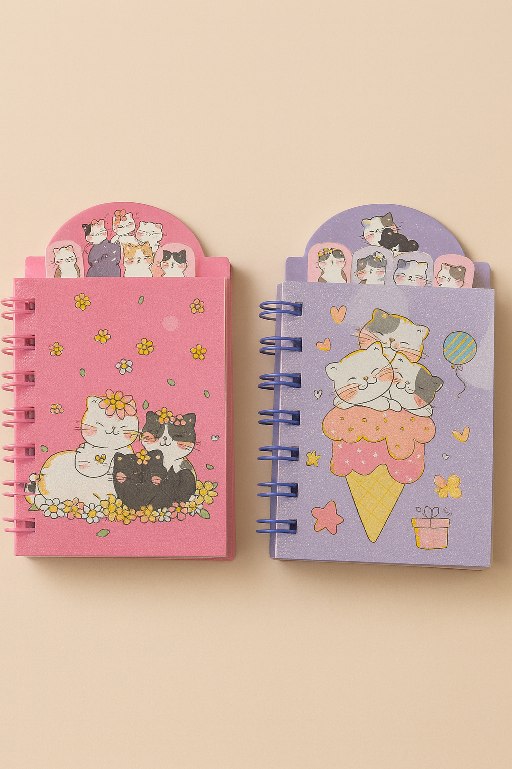 Mini Anotador con Separador - Gatitos