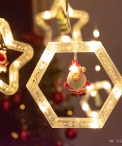 Luz Led Cortina Hexagonal