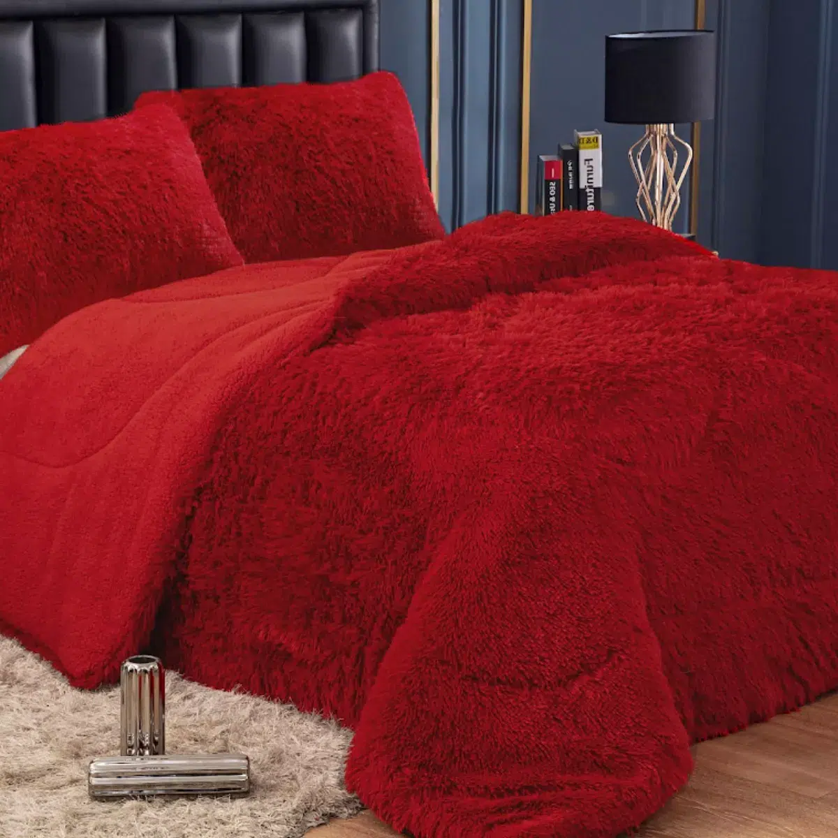 Edredon Pelo Largo - Rojo - Imagen 2