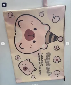 Alternative view of Bolsa Zipper Capybara A4