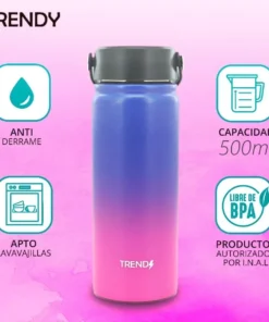 Botella Termica Degrade  - Trendy
