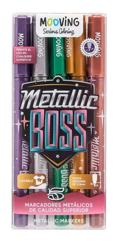 Fibras x5 Metalic Boss - Mooving - Imagen 2