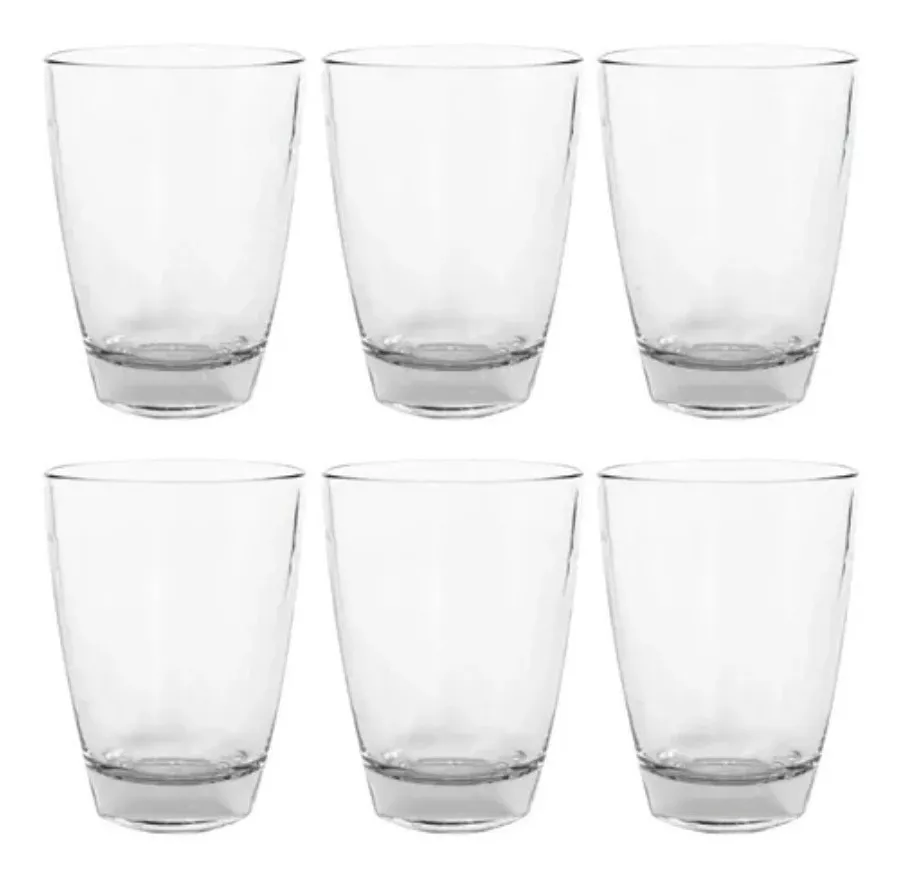 Vaso Vidrio Durax x6