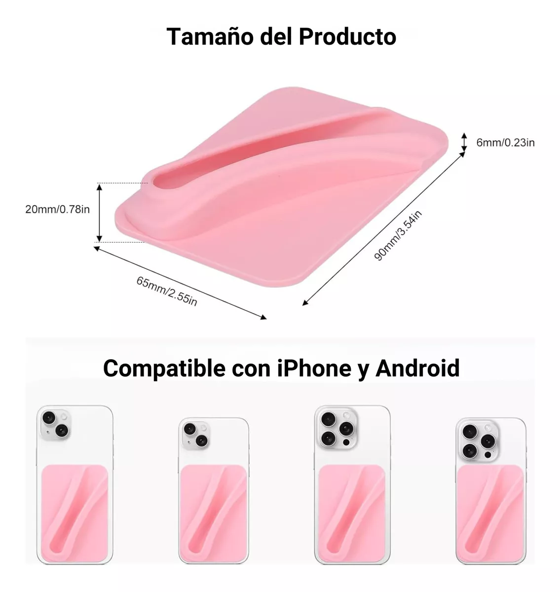 Soporte Viral Porta Labial Gloss Adhesivo Hailey - Imagen 7