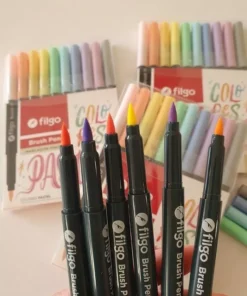Marcador Pincel Pastel x10 - FILGO