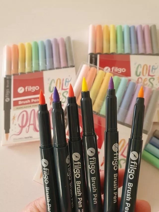 Marcador Pincel Pastel x10 - FILGO