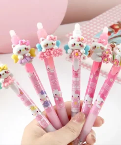 Lapicera borrable Kitty x2