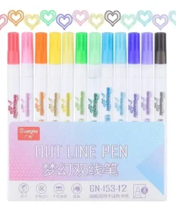 Marcador Outliner X12 Metalico