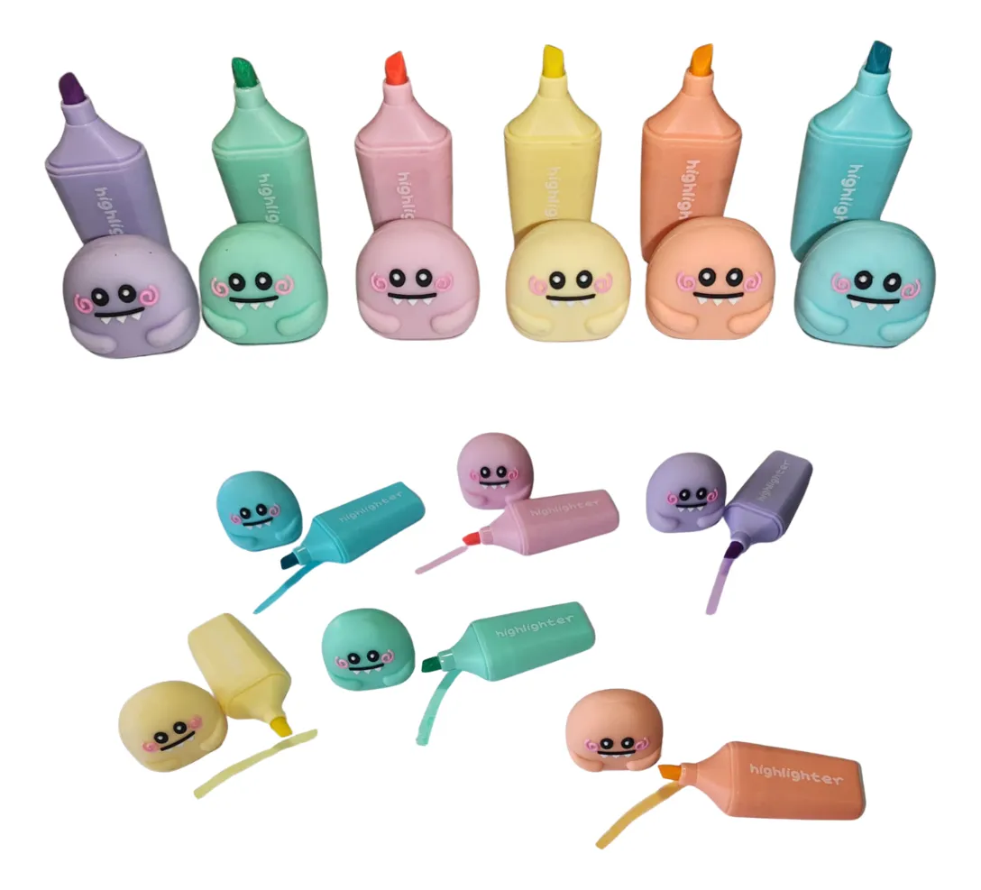 Mini Resaltador Monstruito x3 - Imagen 2